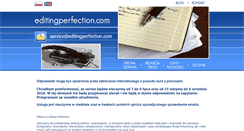 Desktop Screenshot of editingperfection.com